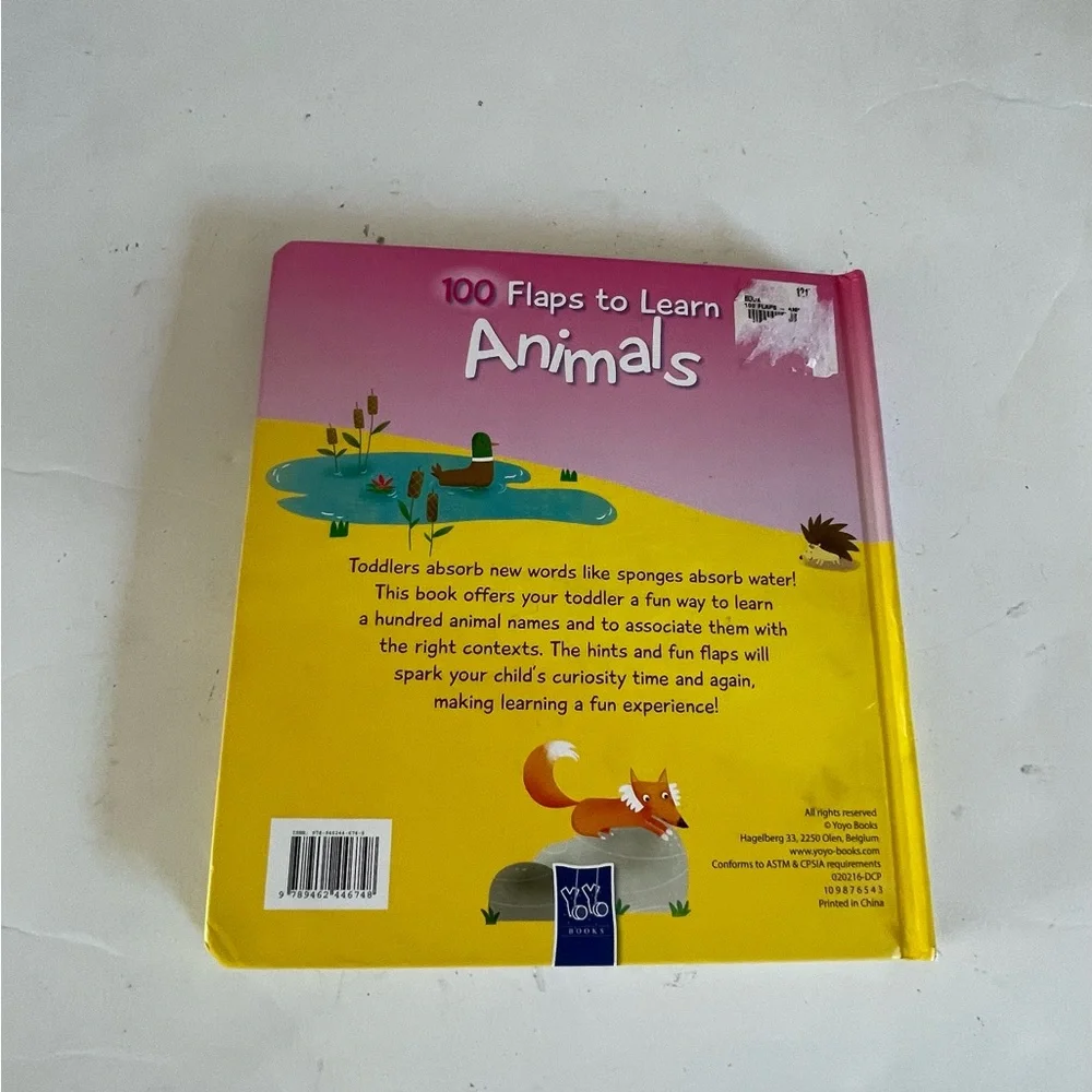 100 Flaps To Learn Animals book‎